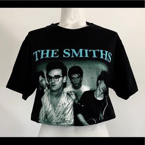 The smiths crop top